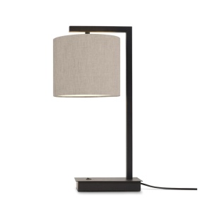 Veioza, Lampa de masa moderna Boston negru/ in deschis
