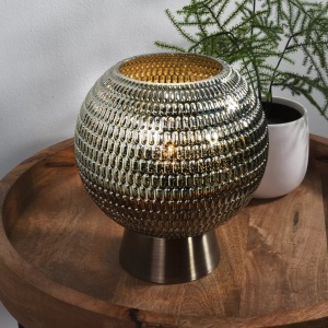 Veioza, Lampa de masa sticla verde Mila