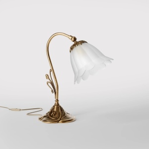 Veioza, Lampa de masa stil Art Nouveau Floral - Img 2