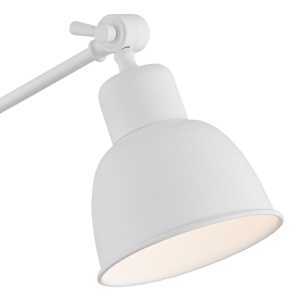 Veioza / Lampa reglabila stil industial EUFRAT alba 103757 universul-luminii.ro