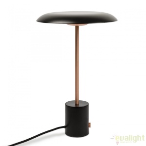 Veioza LED design deosebit HOSHI negru/cupru 28388