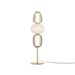 Veioza LED design modern decorativ Pattern auriu - Img 1
