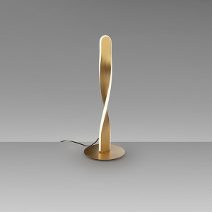 Veioza LED design modern decorativ Twist auriu 224047 universul-luminii.ro