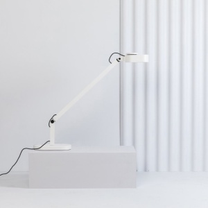 Veioza LED dimabila / Lampa de birou design ultra-modern INVITING alba 123477 universul-luminii.ro