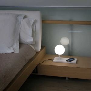 Veioza LED / Lampa de masa ultramoderna USB / Wireless charger NIKO 102827 universul-luminii.ro