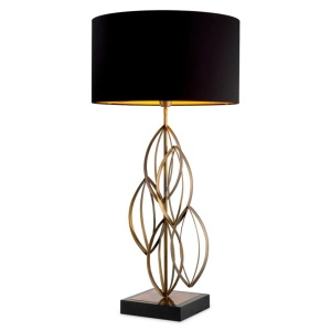Veioza LUX, Metal Alama Vintage, Tesatura Neagra, Bellamont, 119724 HZ