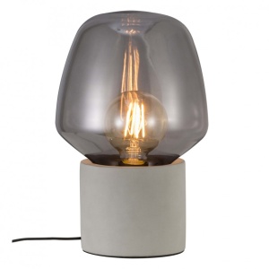 Veioza minimalista design decorativ nordic Christina, gri / fumurie 48905011 NL