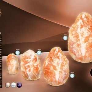 Veioza sare cristal dim.12x16cm, Stone 28300 GL 65857 universul-luminii.ro