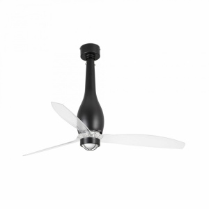 Ventilator cu telecomanda ETERFAN negru mat/ transparent 32003