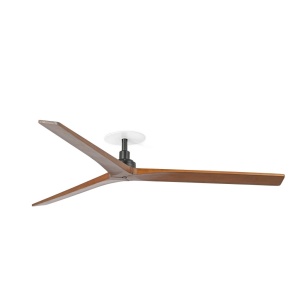 Ventilator incastrabil tavan cu telecomanda KLIM L 150cm, negru/ nuc