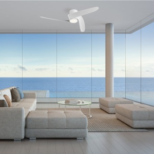 Ventilator smart Bluetooth si telecomanda GROENLAND s alb