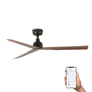 Ventilator tavan de exterior smart sistem TUYA si telecomanda IP44 MARINE M maro/nuc