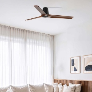 Ventilator tavan smart sistem TUYA si telecomanda HEYWOOD TUB L negru/nuc
