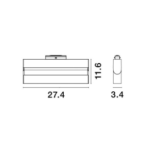 Accesoriu, Modul de iluminat pentru sina magnetica Buxton, Loop sau Sign, Este 80508 universul-luminii.ro