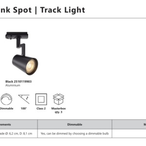 Accesoriu, Spot directionabil Allison alb, pentru sina Nordlux Link 243778 universul-luminii.ro