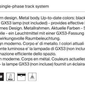 Accesoriu, Spot pentru sinele monofazate Unity, Polar negru - Img 12