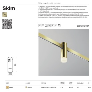 Accesoriu, Spot pentru Sistem Modular Magnetic Flarity, Skim alama 243168 universul-luminii.ro