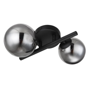 Aplica 2L design modern Riha negru 134968 universul-luminii.ro