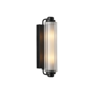 Aplica baie IP44 design elegant art-deco Nimal black