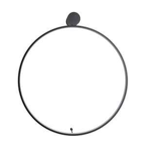Aplica circulara LED IP44 diametru 60cm Visual negru - Img 3