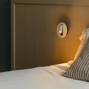 Aplica cu reader LED directionabil stil minimalist TIMIT alb - Img 3