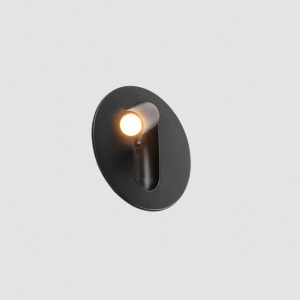 Aplica cu reader LED directionabil stil minimalist TIMIT negru - Img 3