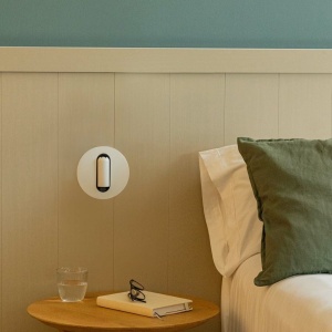 Aplica cu reader LED directionabil stil minimalist TIMIT USB C alb - Img 3