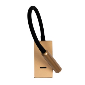 Aplica cu reder LED directionabil Mamba auriu - Img 4