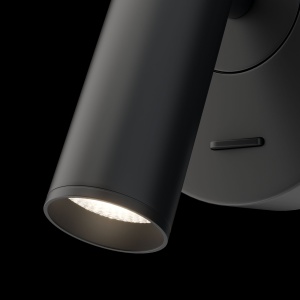 Aplica cu spot directionabil LED design modern MIRAX negru MYC038WL-L3B3K 91468 universul-luminii.ro