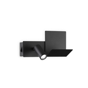 Aplica cu spot directionabil stil modern Komodo-1 ap neagra