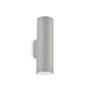 Aplica de exterior cu protectie IP44 GUN AP2 SMALL GRIGIO 163628 IDL