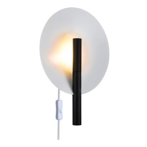 Aplica de perete ambientala design nordic Furiko negru/alb - Img 1