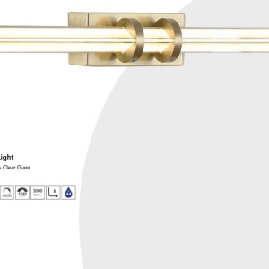 Aplica de perete baie cu protectie IP44 Parma LED 158808 universul-luminii.ro