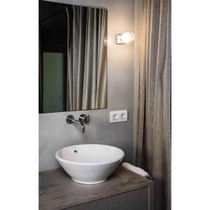 Aplica de perete baie cu protectie IP44 PERLA Chrome 40086 180738 universul-luminii.ro