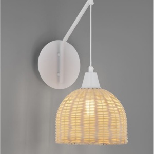 Aplica de perete boho style design natural Fado natur/ alb 228908 universul-luminii.ro