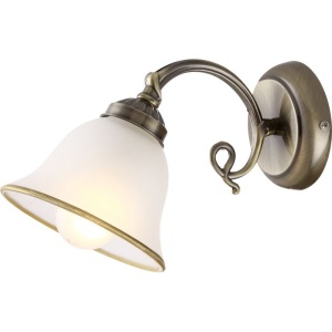 Aplica de perete clasica finisaj brass antique, Odin 60208W GL