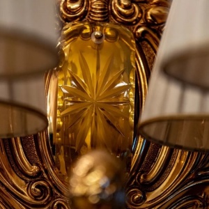Aplica de perete clasica LUX realizata manual Amber 241758 universul-luminii.ro