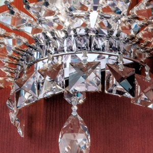 Aplica de perete cristal Swarovski AMBASSADOR crom, 5, universul-luminii.ro