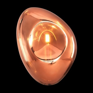Aplica de perete cu forma geometrica asimetrica Mabell cupru 201108 universul-luminii.ro