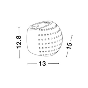 Aplica de perete cu iluminat ambiental gips alb SANDRO 84978 universul-luminii.ro