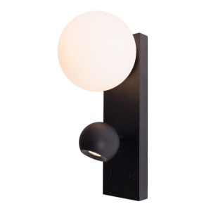 Aplica de perete cu reader LED Atom - Img 1