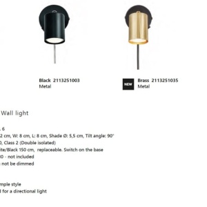 Aplica de perete cu spot directionabil design modern Explore alb 115198 universul-luminii.ro