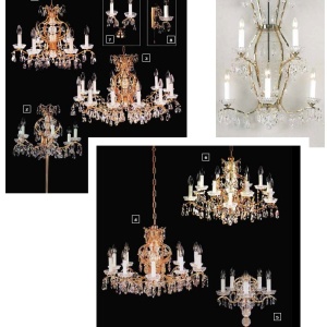 Aplica de perete de lux cristal Scholer Hirohito 3L 24K gold plated 200328 universul-luminii.ro