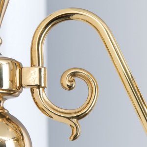 Aplica de perete design clasic FLAMISCH, alama lucioasa - Img 5