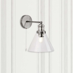Aplica de perete design clasic Pyramid silver satin 1277SS SRT 577318 universul-luminii.ro