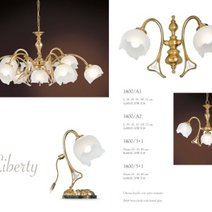 Aplica de perete design floral LUX realizata manual Liberty 162428 universul-luminii.ro