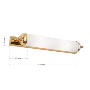 Aplica de perete design lux pentru oglinda Nostalgie 42cm 24K gold plated 199698 universul-luminii.ro