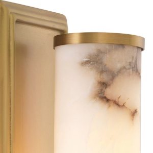 Aplica de perete design LUX Valentine alama antic/ alabastru 209348 universul-luminii.ro