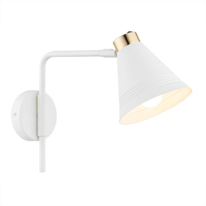 Aplica de perete design modern AVALONE alb - Img 1
