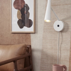 Aplica de perete design modern Bordeaux alba 141538 universul-luminii.ro